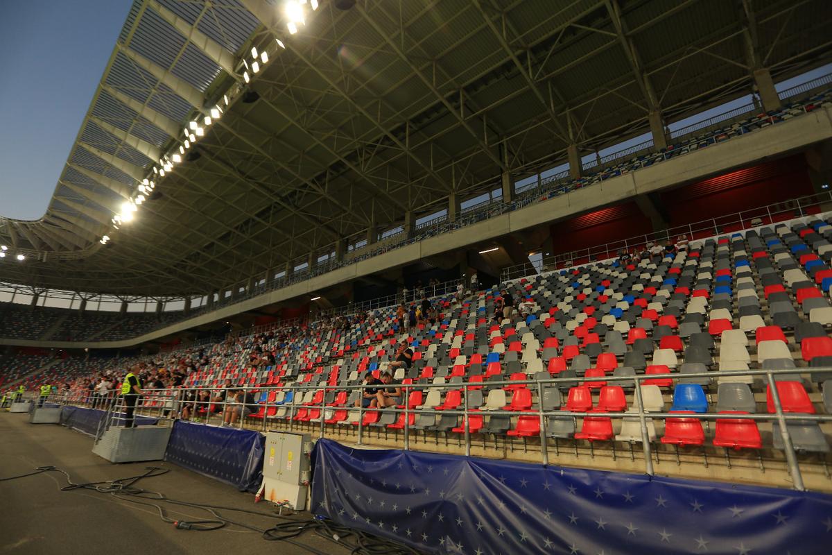 FCSB - Unirea Slobozia, imagini de la nivelul gazonului