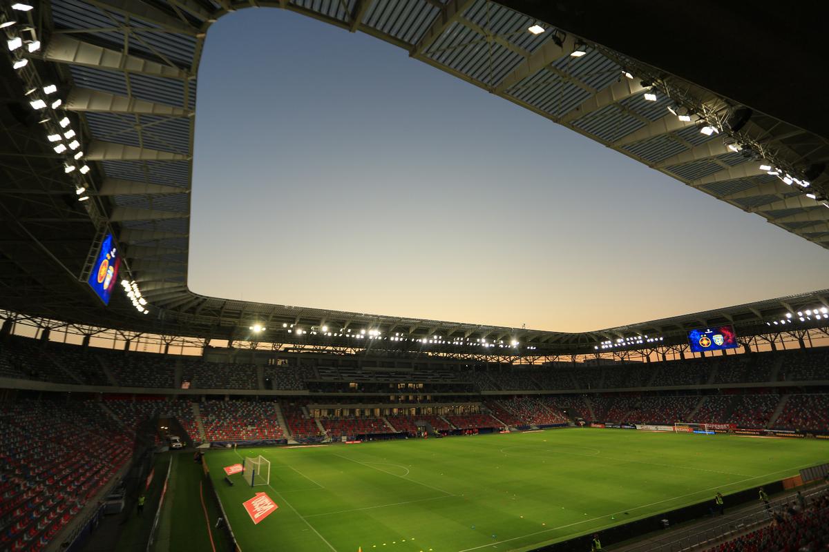FCSB - Unirea Slobozia, imagini de la nivelul gazonului
