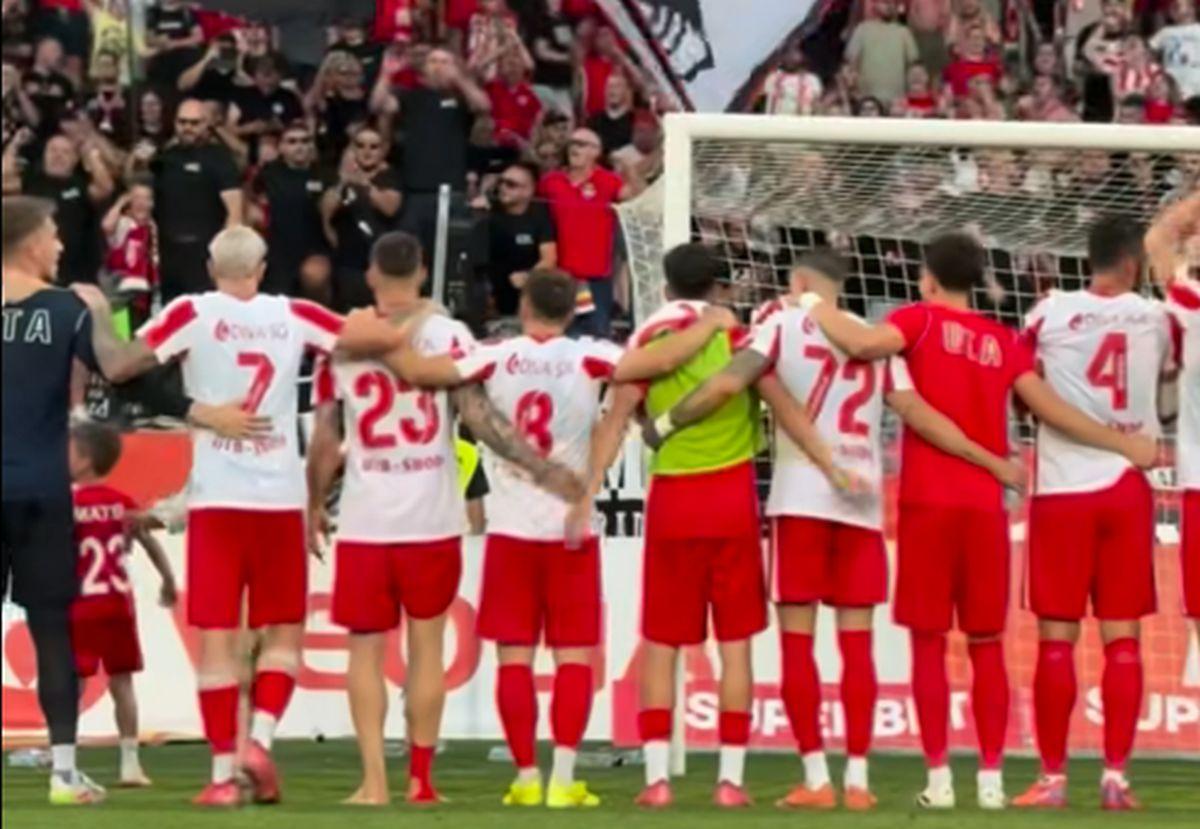 Imagini spectaculoase din Superligă: „Cine e pe primul loc? UTA e!”