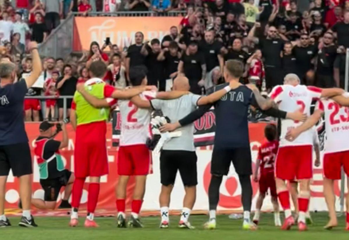 Imagini spectaculoase din Superligă: „Cine e pe primul loc? UTA e!”