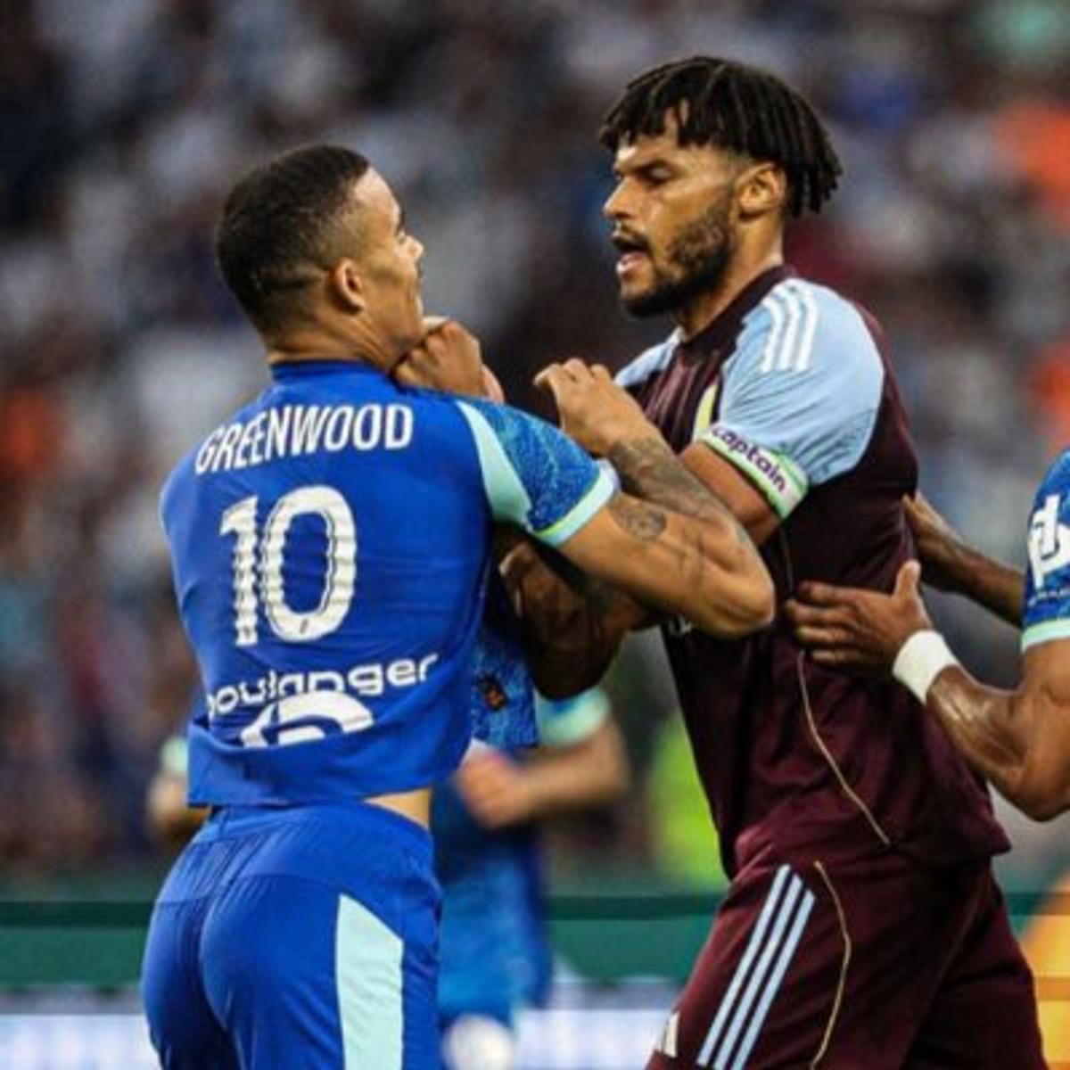 Tyrone Mings i-a rupt tricoul lui Mason Greenwood în Marseille - Aston Villa