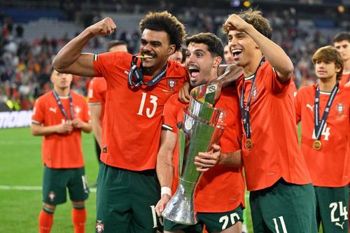 Fundașul central Renato Veiga (22 de ani), de la Chelsea, ar urma să devină noul fotbalist al celor de la Atletico Madrid. În trecut, acesta putea ajunge la Universitatea Craiova, însă oltenii nu l-au dorit. // FOTO: Imago Images