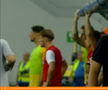 Mirel Rădoi, criză de nervi în Craiova - Hermannstadt. FOTO: captură Orange Sport
