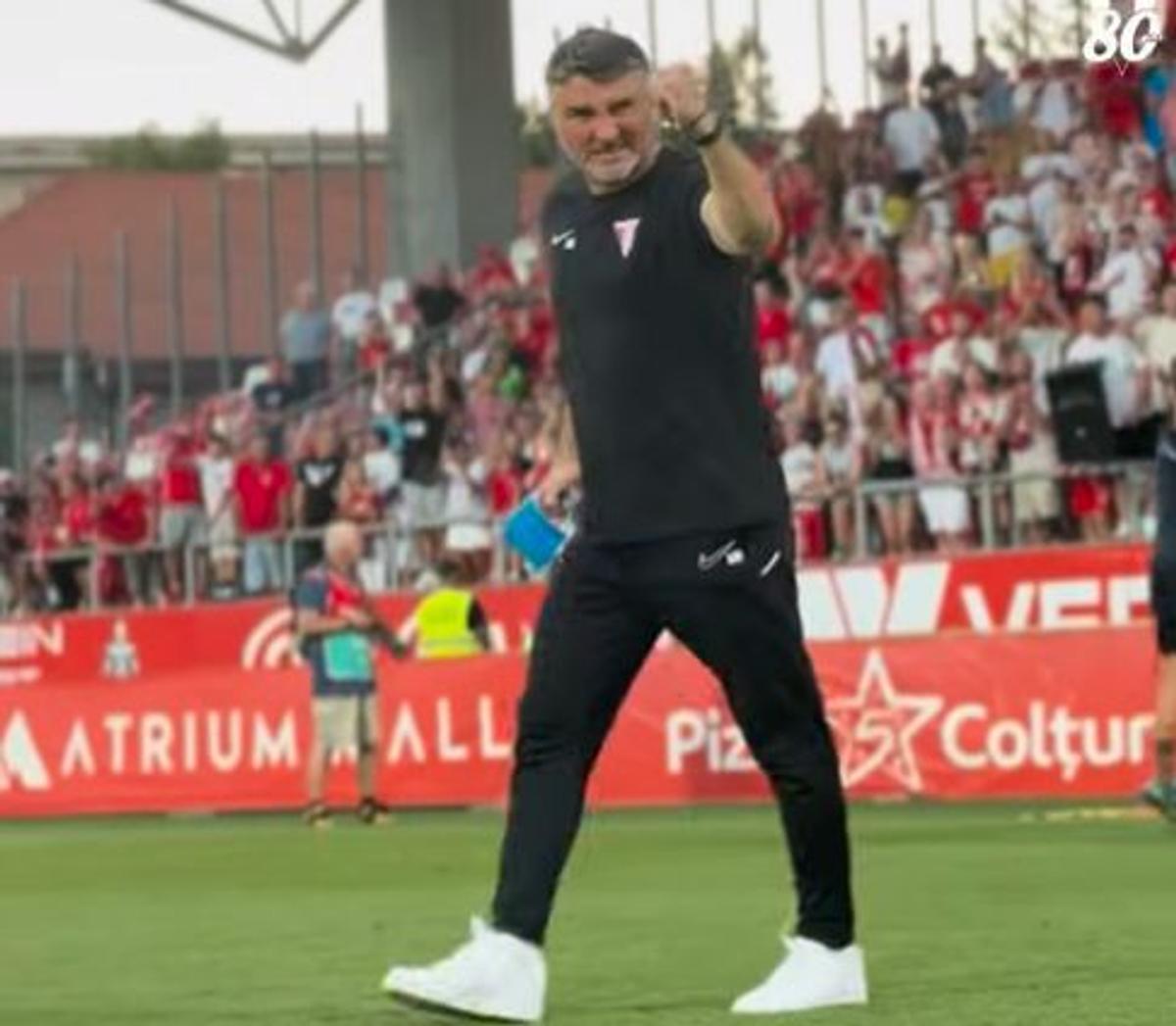 Imagini spectaculoase din Superligă: „Cine e pe primul loc? UTA e!”