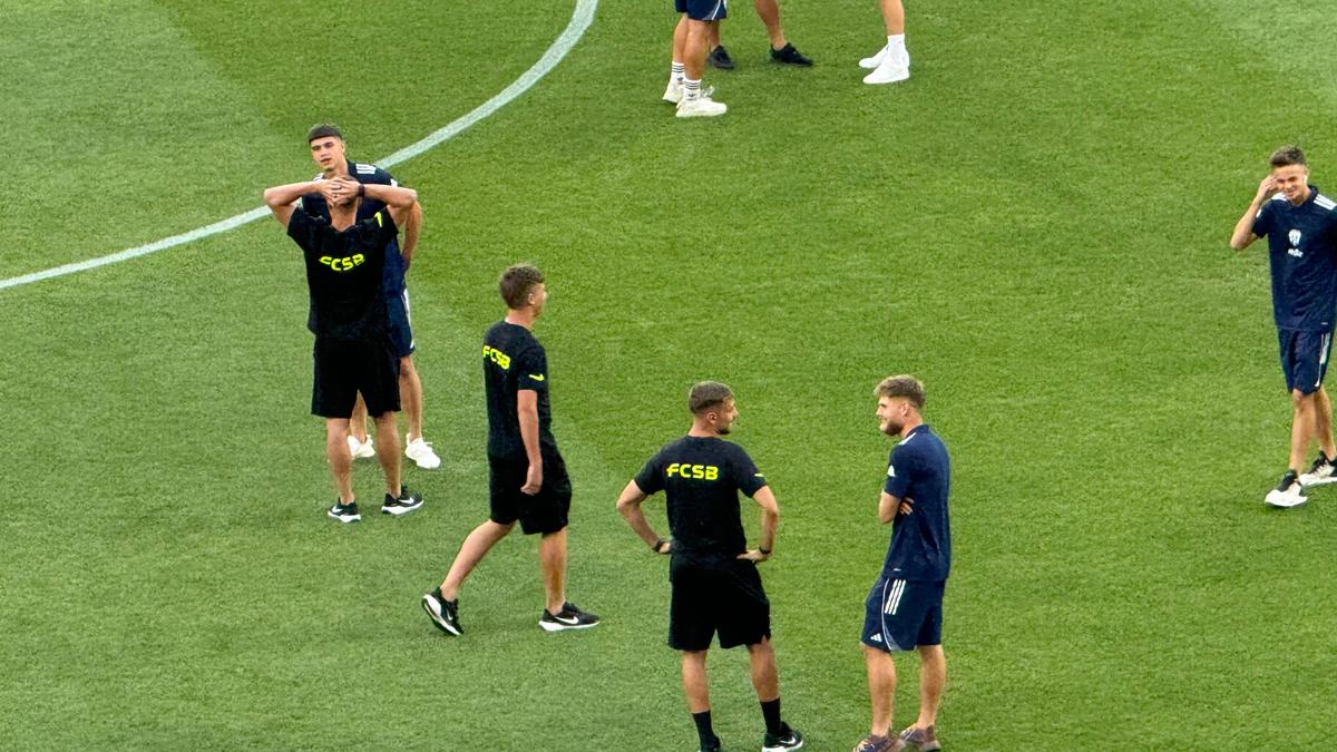 FCSB - Unirea Slobozia, imagini de la nivelul gazonului