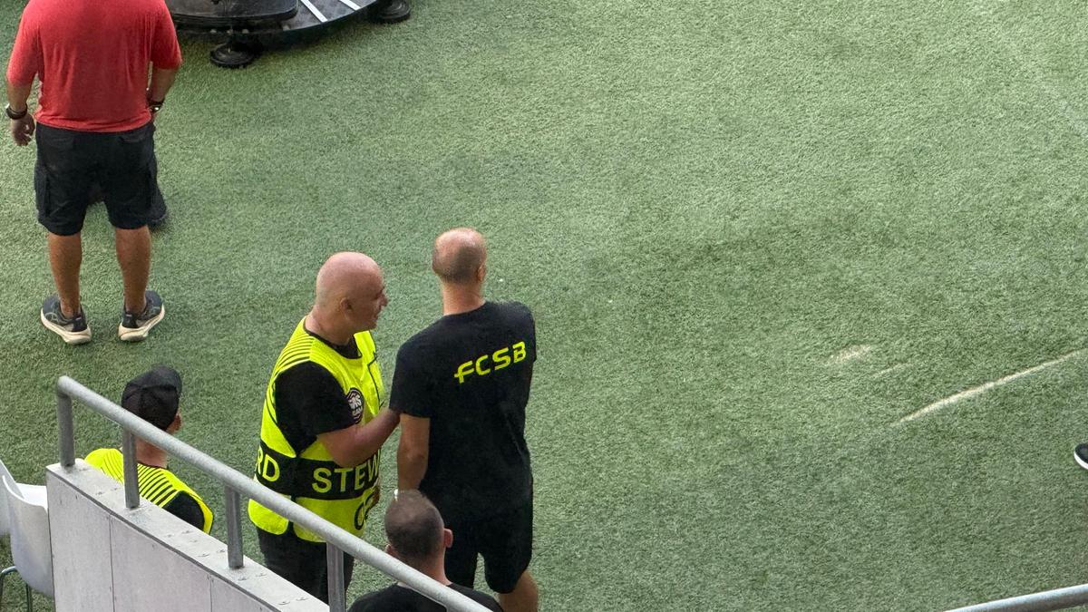 FCSB - Unirea Slobozia, imagini de la nivelul gazonului