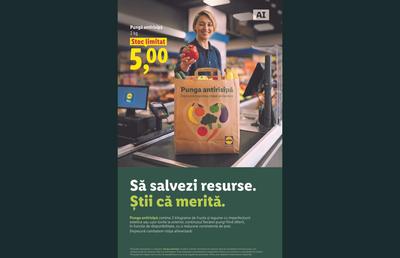 Un nou pas în plus în combaterea risipei alimentare: Lidl România introduce Punga antirisipă și oferă o nouă șansă fructelor și legumelor cu mici imperfecțiuni cosmetice