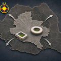 ȘOC! Dinamo - FCSB ar putea să NU se joace în București / foto generat cu ajutorul inteligenței artificiale