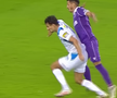 Oltenii au cerut penalty în minutul 88, la un contact între Assad și Dorinel Oancea // foto: PrimaSport