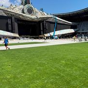 Gazonul de pe Cluj Arena, într-o stare foarte bună după festivalul Untold // foto: facebook @Consiliul Județean Cluj