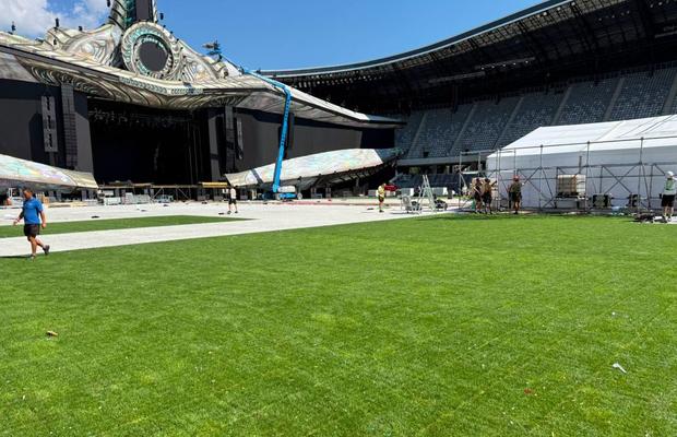 Cum arată gazonul de pe Cluj Arena, după cele patru zile de Untold