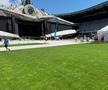 Gazonul de pe Cluj Arena, într-o stare foarte bună după festivalul Untold // foto: facebook @Consiliul Județean Cluj