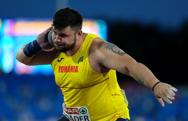 Andrei Rareș Toader, locul 5 în finala de aruncarea greutății la Campionatele Europene de la Birmingham