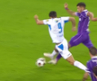 Oltenii au cerut penalty în minutul 88, la un contact între Assad și Dorinel Oancea // foto: PrimaSport