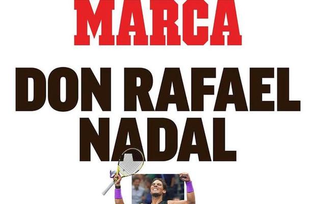 FOTO Rafael Nadal, glorificat de presa internațională după succesul răsunător de la US Open » Cele mai tari pagini întâi