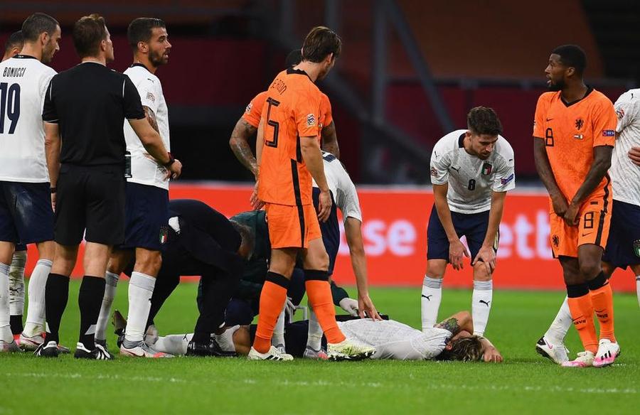 Mărturie-șoc după o nouă accidentare gravă a starului din naționala Italiei: „A vrut să se lase de fotbal!”