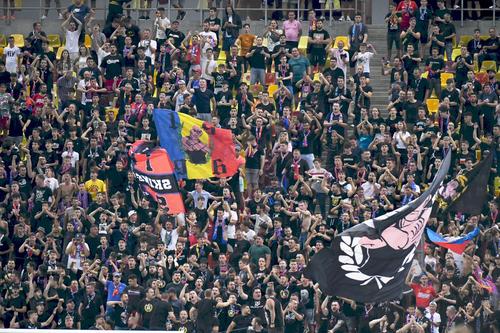 Suporterii celor de la FCSB // foto: GSP