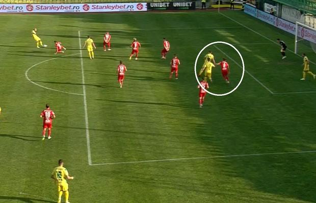 Eroare uriașă de arbitraj în primul meci al etapei » Gol anulat pentru un ofsaid inexistent!
