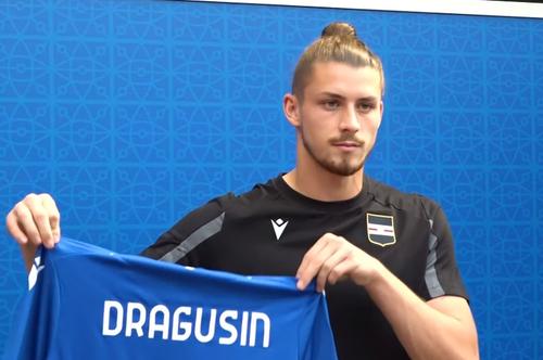 Radu Drăgușin, la Sampdoria // foto: captură YouTube