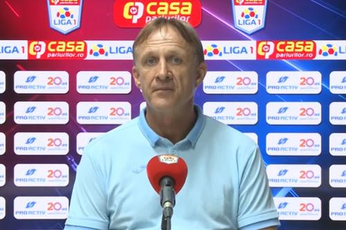 Emil Săndoi, antrenor Chindia // foto: captură YouTube