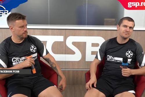 Mihai Pintilii și Alexandru Bourceanu // foto: captură Facebook @ FCSB