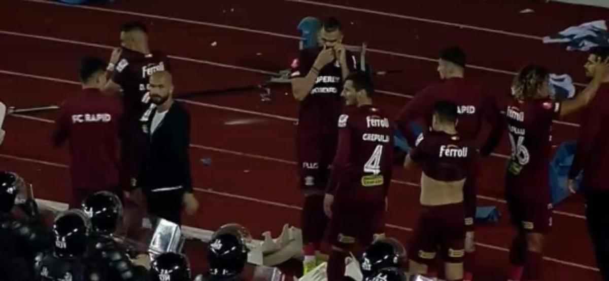Săpunaru, scandal la finalul meciului FCU Craiova - Rapid