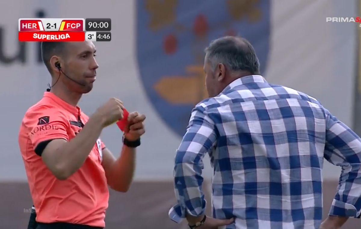 Dănuț Perjă, directorul sportiv al lui FC Hermannstadt, ceartă cu arbitrul Găman
