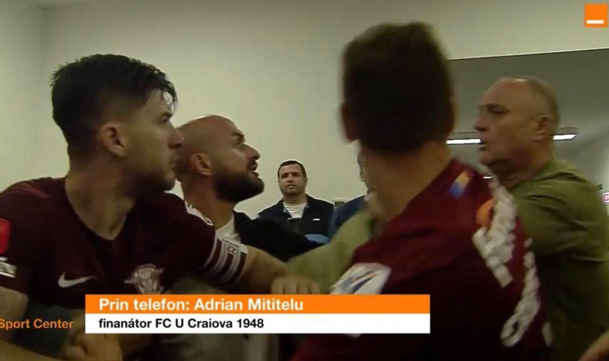 Scandal pe tunel, la vestiar, după FCU Craiova - Rapid
