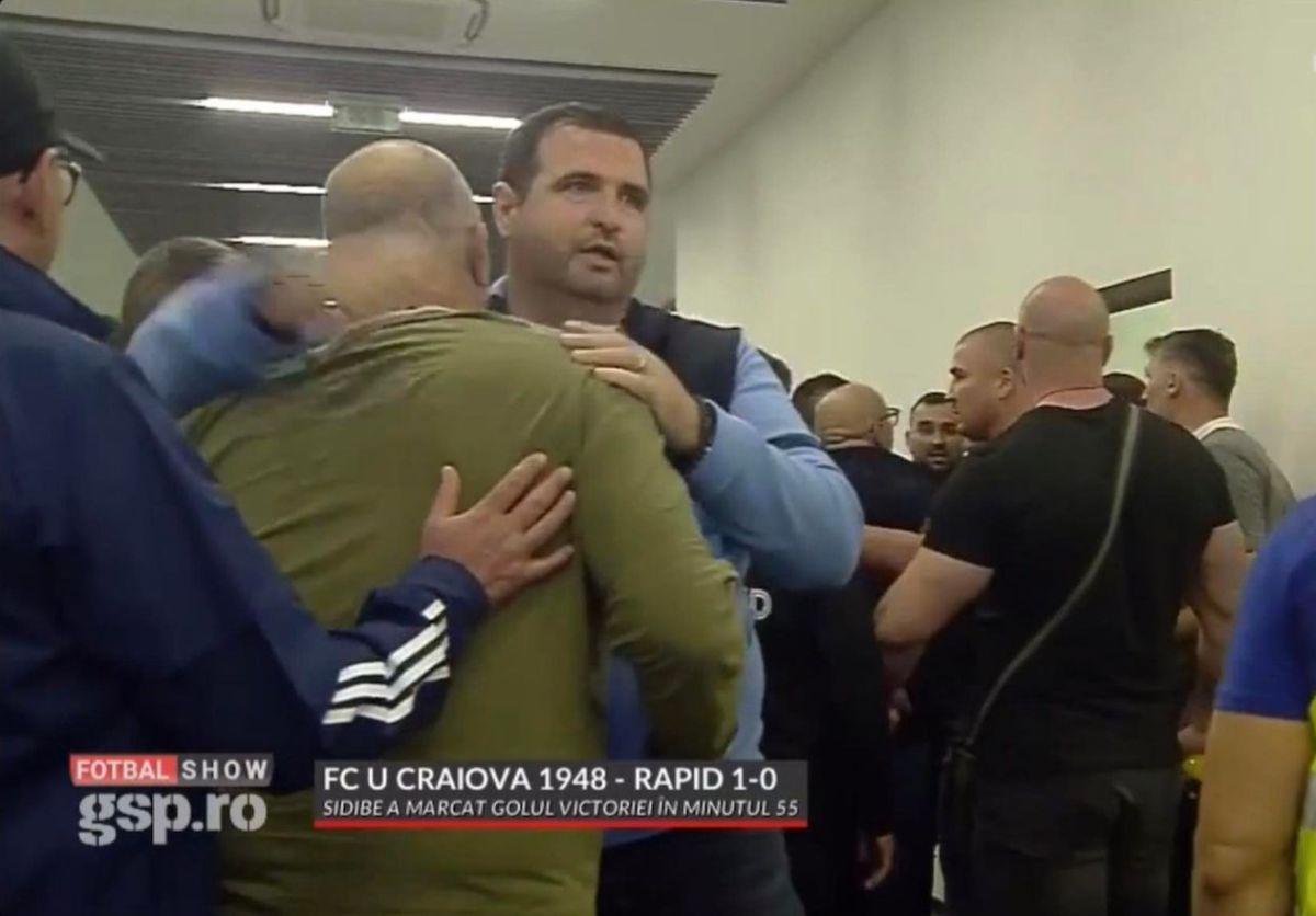 Scandal pe tunel, la vestiar, după FCU Craiova - Rapid