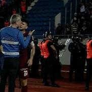 Săpunaru, scandal la finalul meciului FCU Craiova - Rapid. Foto: Captură DigiSport