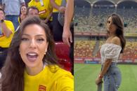 Prezentatoarele de știri sportive n-au lipsit de la meciul România - Israel! Cum au apărut în tribune Simona Țăranu și Ramona Păun