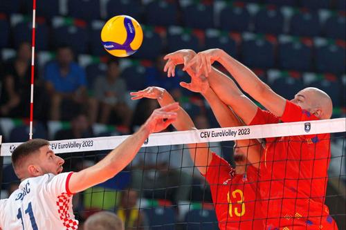 România - Franța, în sferturile de finală ale Campionatului European de Volei, se joacă luni, 11 septembrie, de la ora 21:00, a anunțat Federația de Volei/ foto: CEV