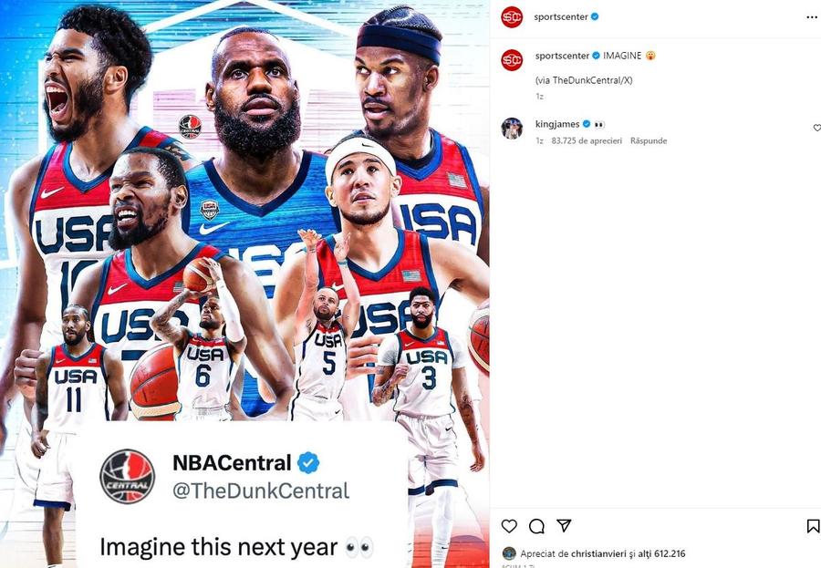 Încă o înfrângere usturătoare pentru SUA! Americanii au pierdut și finala mică, în fața Canadei + Mesajul lui LeBron James care le dă speranțe fanilor