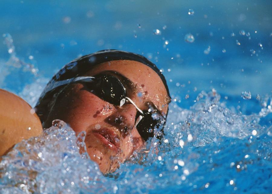 Janet Evans, de patru ori medaliată cu aur la Jocurile Olimpice Foto: Getty Images David Popovici și Pan Zhanle, până unde?! Analiză monumentală Washington Post: cât mai pot sportivii să doboare recordurile?