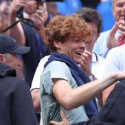 Momentul Cahill - Jannik Sinner, imediat după triumful italianului de la US Open / FOTO: Imago Images