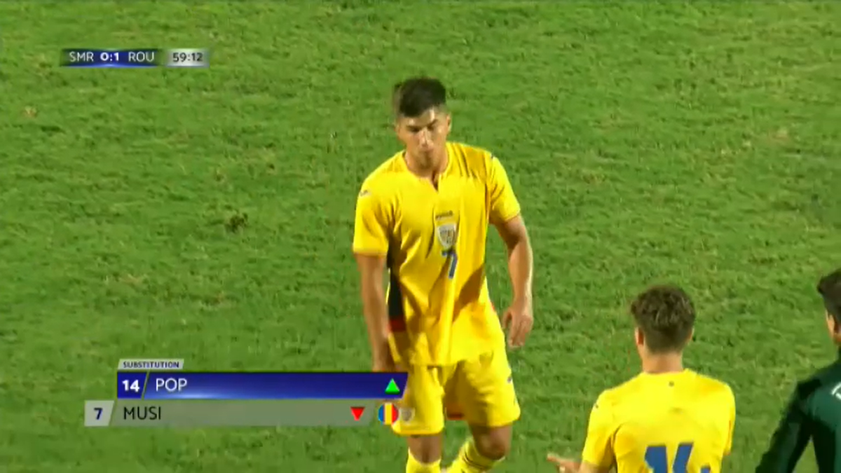Alexandru Musi, ieșire nervoasă în San Marino U21 - România U21 0-2