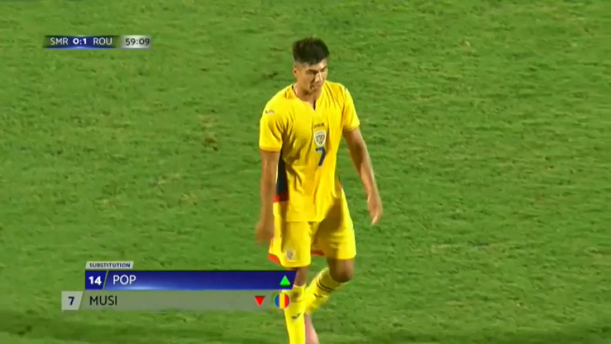 Alexandru Musi, ieșire nervoasă în San Marino U21 - România U21 0-2