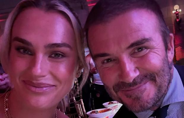 Cadre inedite cu Sabalenka: a luat cina cu David Beckham, iar apoi a promovat un „meet and greet”
