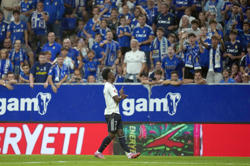 Suporterul lui Oviedo, reținut în Spania pentru gesturi rasiste la adresa lui Vinicius și Mbappe. Foto: Imago