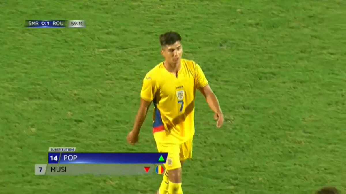 Alexandru Musi, ieșire nervoasă în San Marino U21 - România U21 0-2