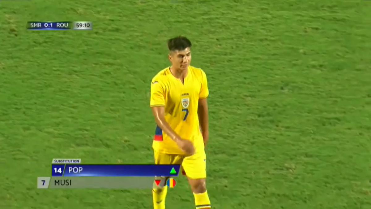 Alexandru Musi, ieșire nervoasă în San Marino U21 - România U21 0-2
