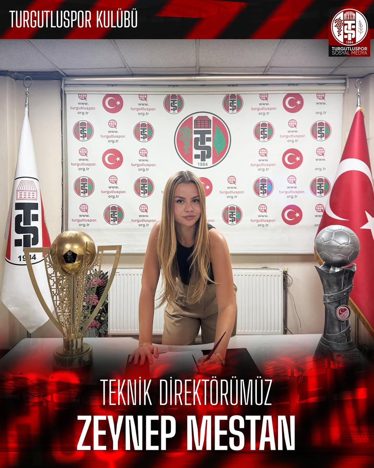 Zeynep Mestan, antrenoarea de la Turgutluspor