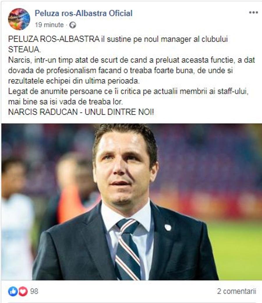 FCSB // Indirectă pentru MM! Narcis Răducan a reușit ce nu a reușit Mihai Stoica: „E unul dintre noi”