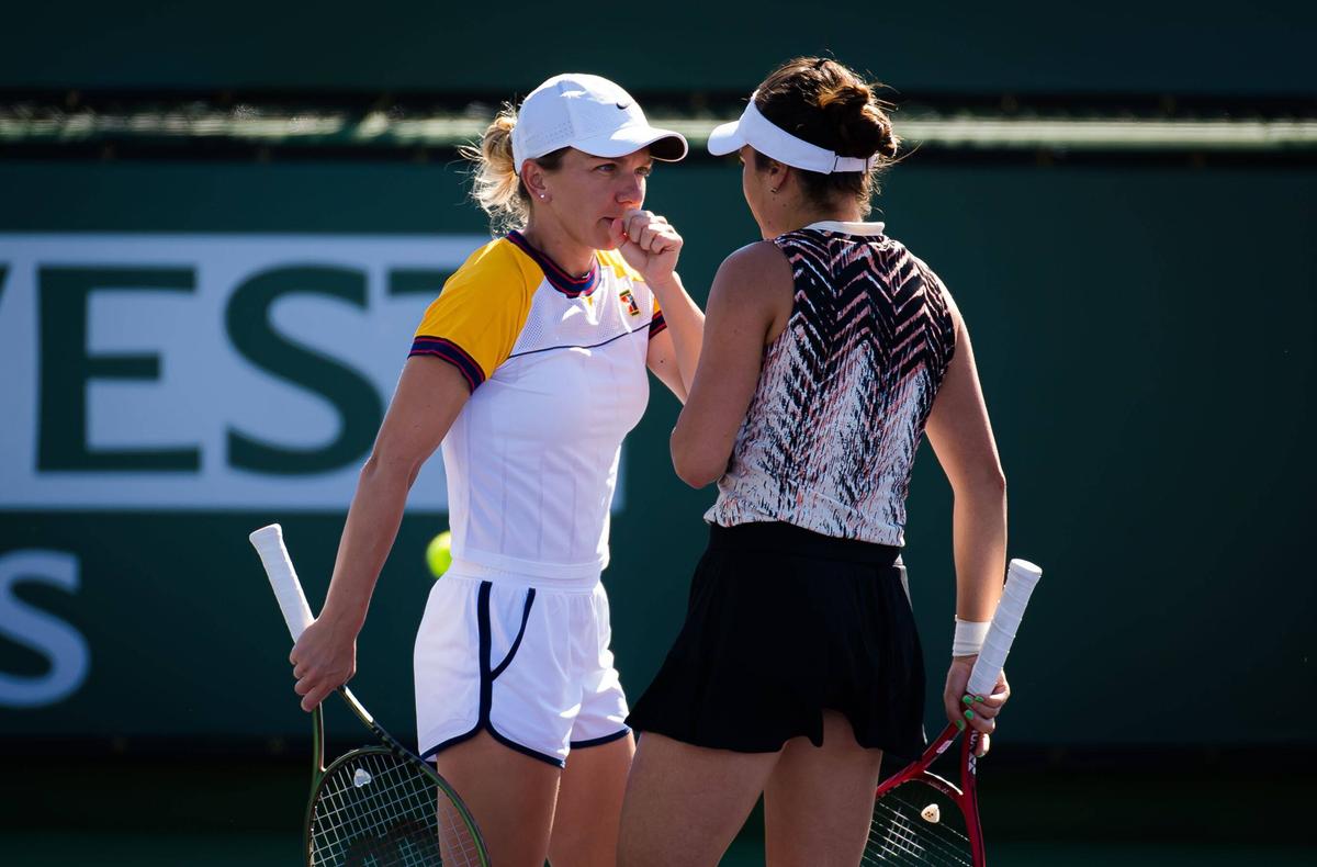 Simona Halep - Gabi Ruse - dublu Indian Wells