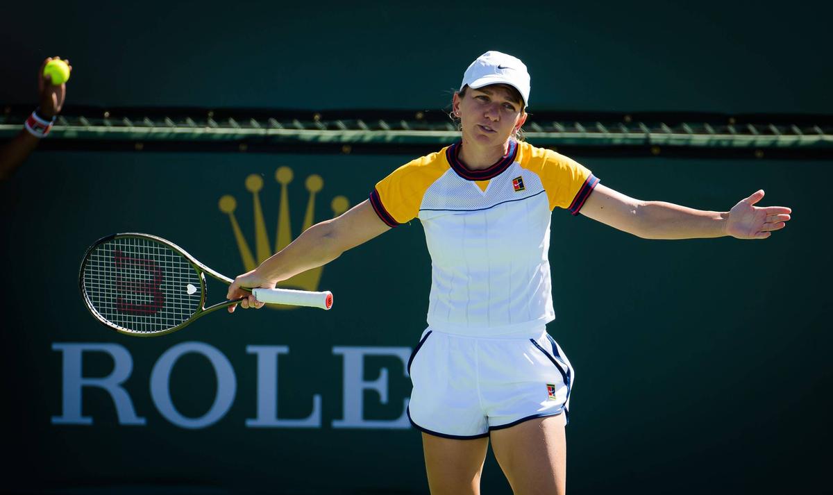 Simona Halep - Gabi Ruse - dublu Indian Wells