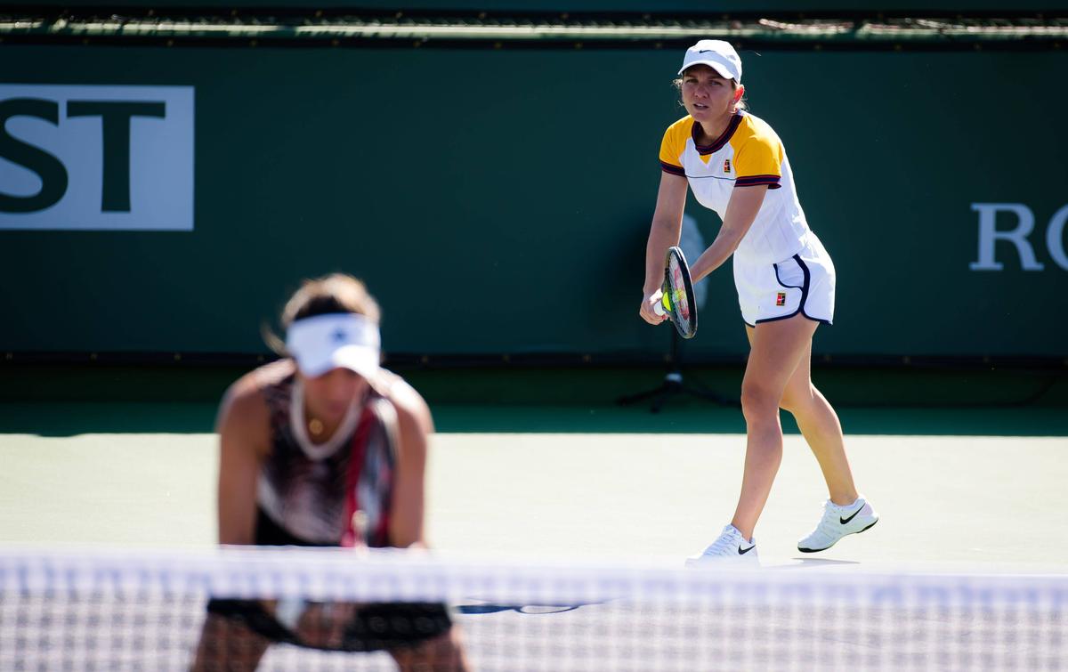 Simona Halep - Gabi Ruse - dublu Indian Wells