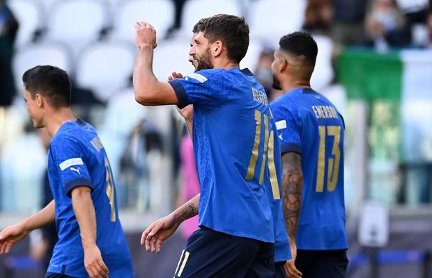 Italia câștigă finala mică din Nations League cu Belgia » Squadra Azzurra a tremurat pe final