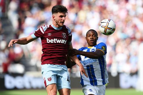 Declan rice, stânga