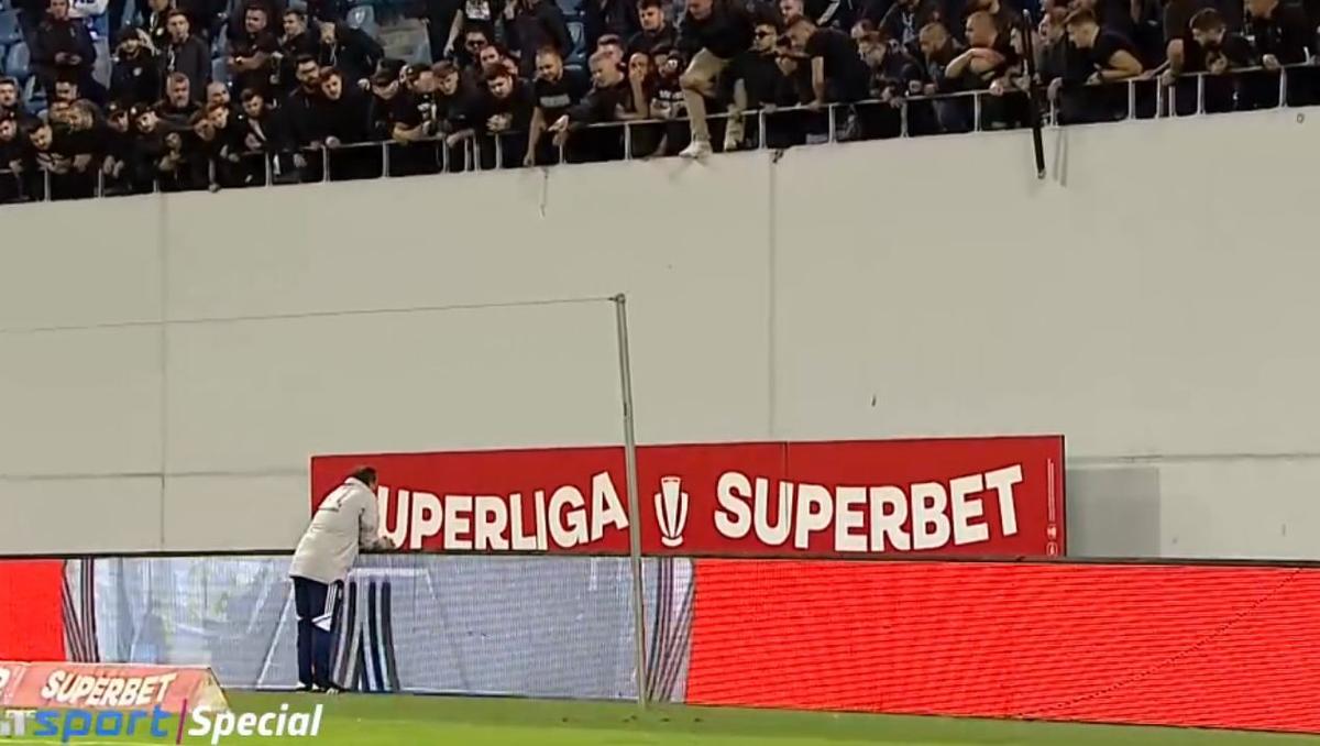 FOTO FCU Craiova - Chindia, Marius Croitoru după meci 10.10.2022