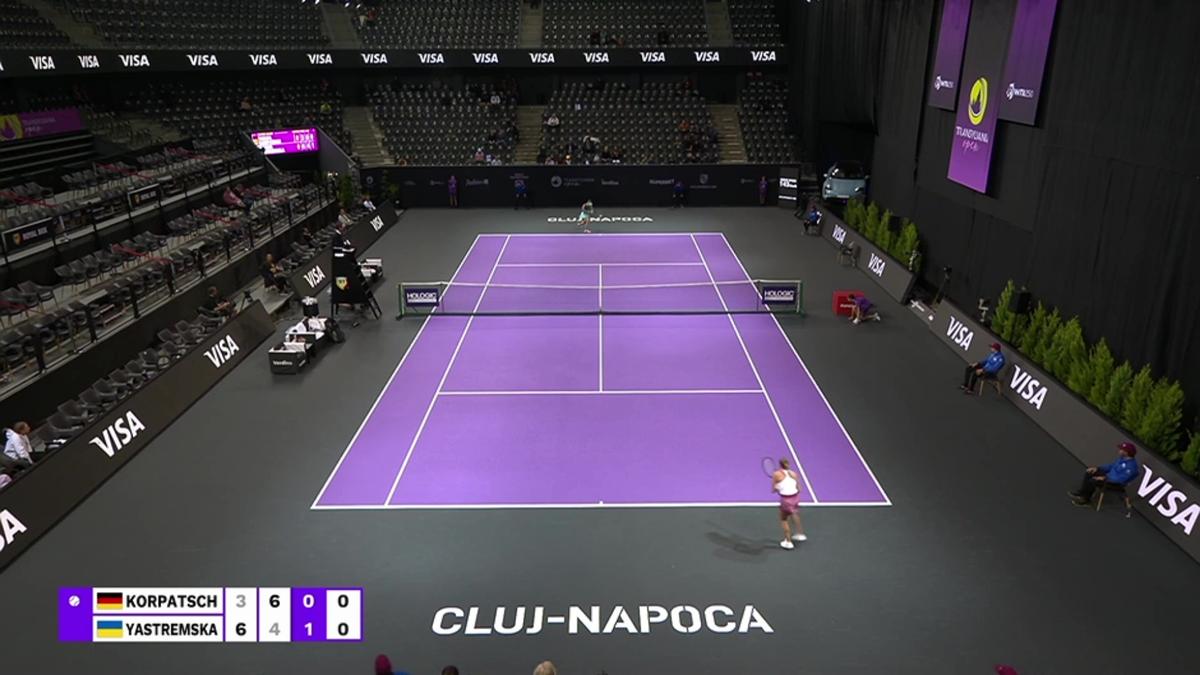Imagini dezolante în Polivalenta din Cluj-Napoca » Tenis cu tribunele goale la Transylvania Open